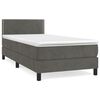 vidaXL &Kappa;&rho;&epsilon;&beta;ά&tau;&iota; Boxspring &mu;&epsilon; &Sigma;&tau;&rho;ώ&mu;&alpha; &Sigma;&kappa;&omicron;ύ&rho;&omicron; &Gamma;&kappa;&rho;&iota; 80x200 &epsilon;&kappa;. &Beta;&epsilon;&lambda;&omicron;ύ&delta;&iota;&nu;&omicron;