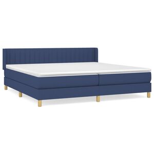 vidaXL &Kappa;&rho;&epsilon;&beta;ά&tau;&iota; Boxspring &mu;&epsilon; &Sigma;&tau;&rho;ώ&mu;&alpha; &Mu;&pi;&lambda;&epsilon; 200x200 &epsilon;&kappa;. &Upsilon;&phi;&alpha;&sigma;&mu;ά&tau;&iota;&nu;&omicron;