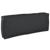 vidaXL Σετ Μαξιλαριών Πάγου 2 pcs Μαύρο 120 x 80 x 12 cm Ύφασμα Oxford