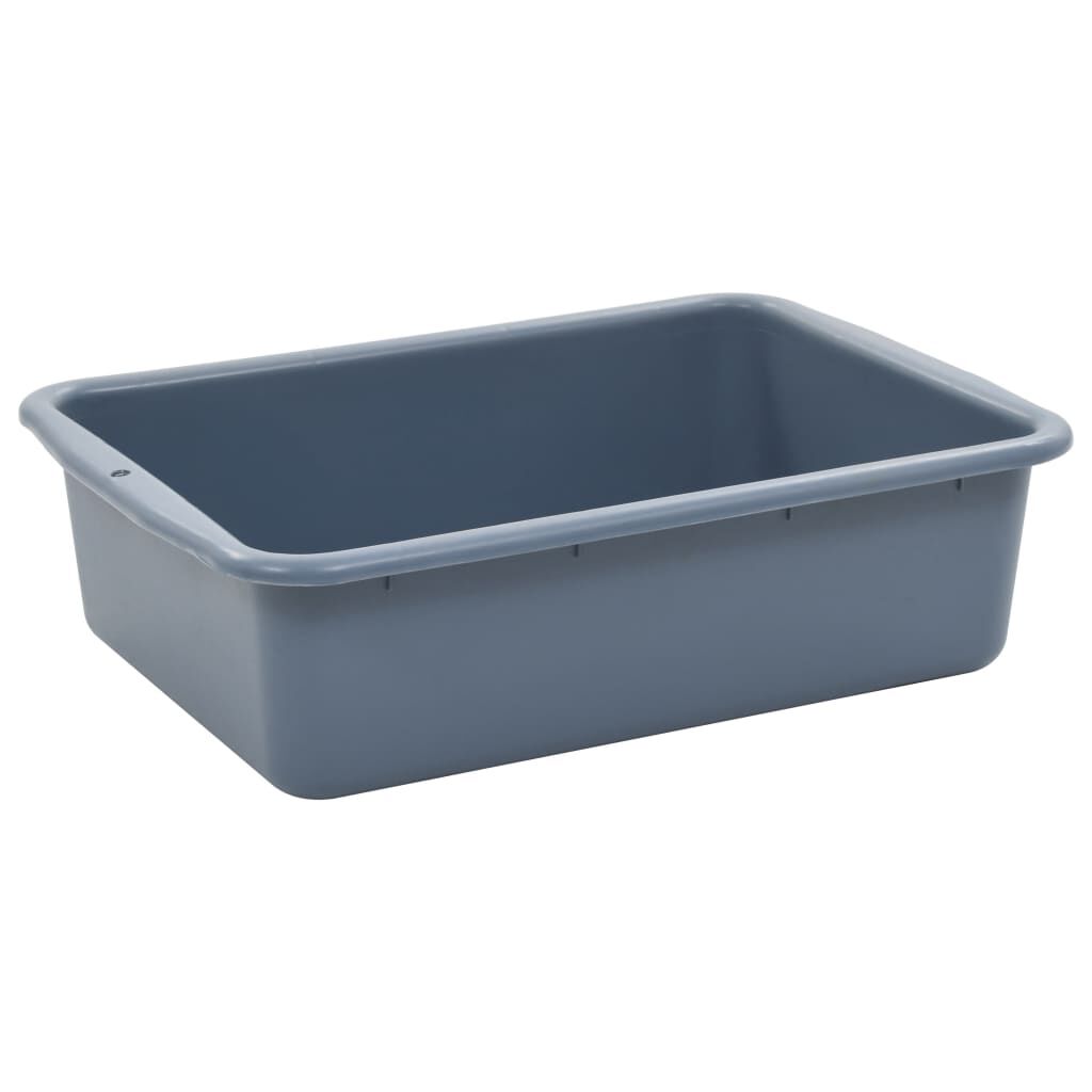 vidaXL Καρότσι Κουζίνας 82 x 43,5 x 93 εκ. με Πλαστικά Δοχεία