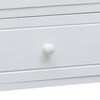 vidaXL Έπιπλο Τηλεόρασης Λευκό 108x30x40 εκ. από Μασίφ Ξύλο Παυλώνιας