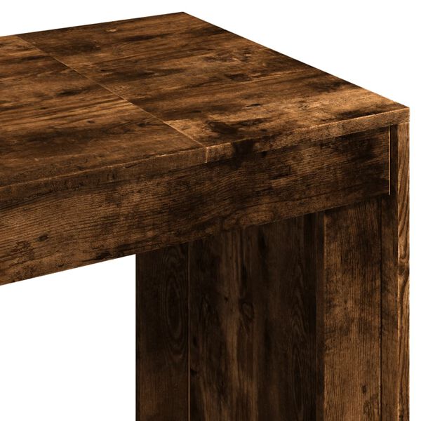 vidaXL Γραφείο Καπνιστή Δρυς 123,5x73,5x75 εκ. από Επεξεργασμένο Ξύλο