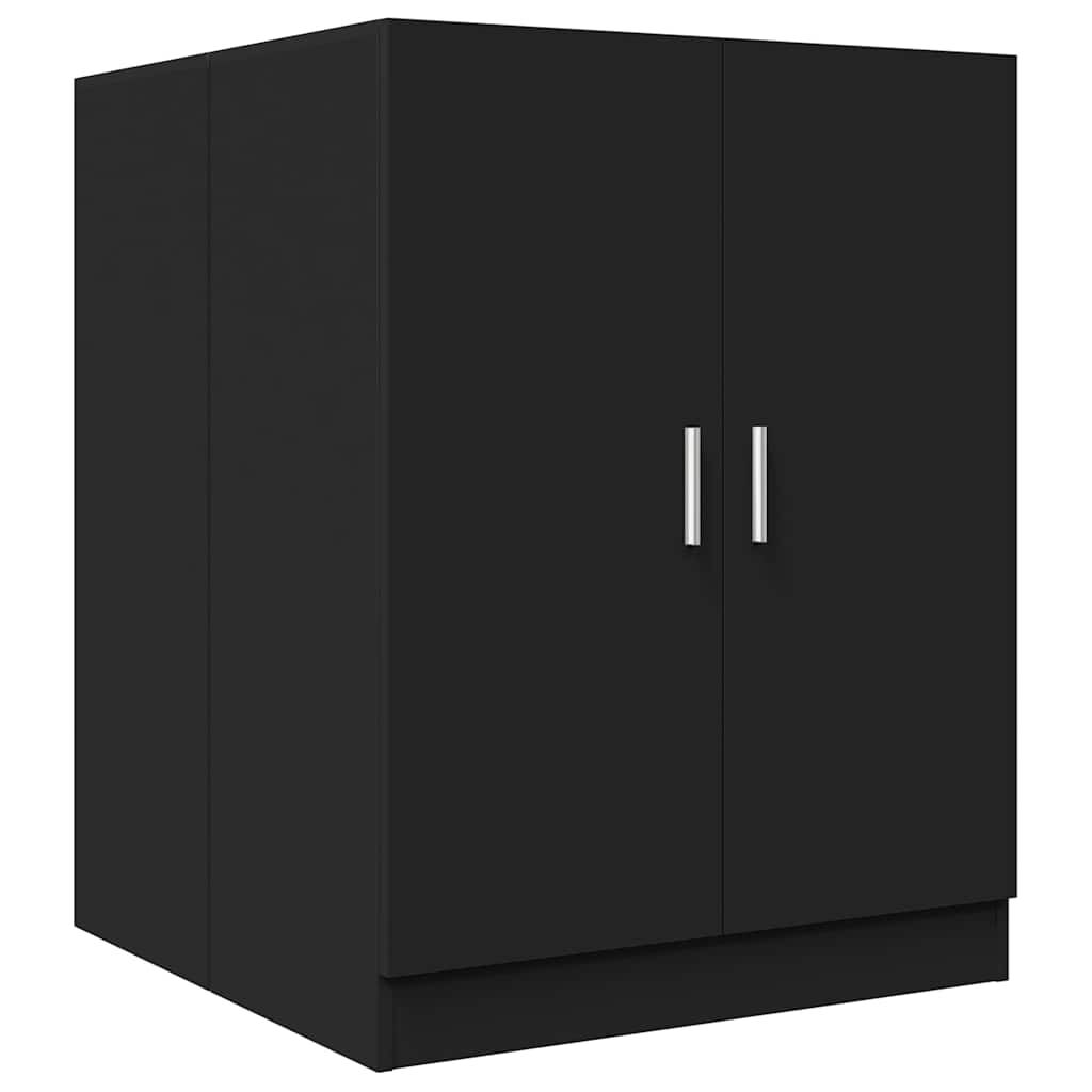 vidaXL Ντουλάπι Πλυντηρίου Μαύρο 71 x 71,5 x 91,5 εκ.