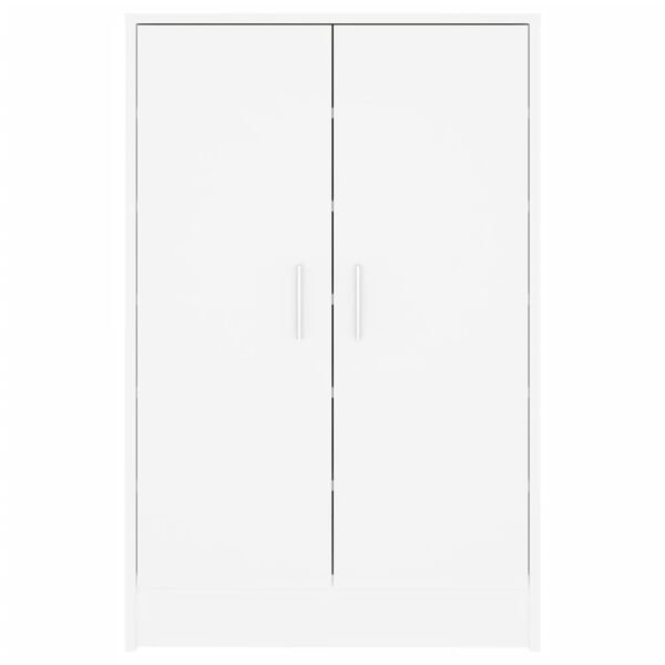 vidaXL Παπουτσοθήκη Λευκή 60 x 35 x 92 εκ. από Επεξ. Ξύλο