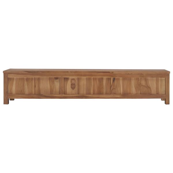vidaXL Έπιπλο Τηλεόρασης 150 x 30 x 30 εκ. από Μασίφ Ξύλο Teak