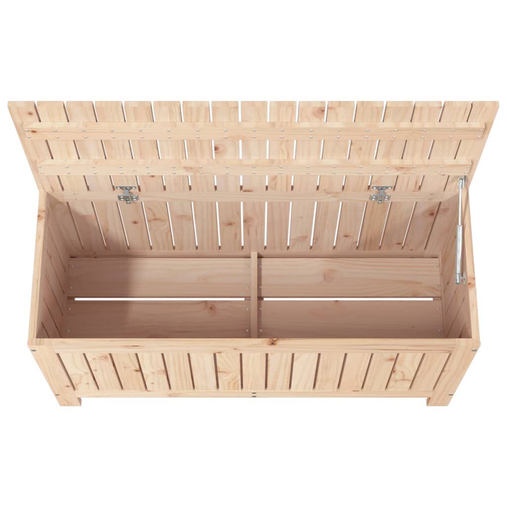 vidaXL Μπαούλο Αποθήκευσης Κήπου 76x42,5x54 εκ. Μασίφ Ξύλο Πεύκου