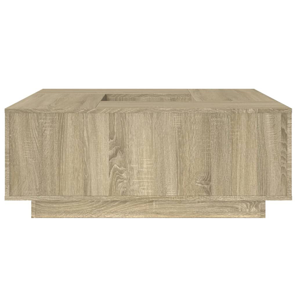 vidaXL Τραπεζάκι Σαλονιού Sonoma Δρυς 100x100x40 εκ Επεξεργασμένο Ξύλο