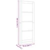 vidaXL Εσωτερική Πόρτα με Γυαλί ORKDAL Καφέ 78 x 202 εκ.