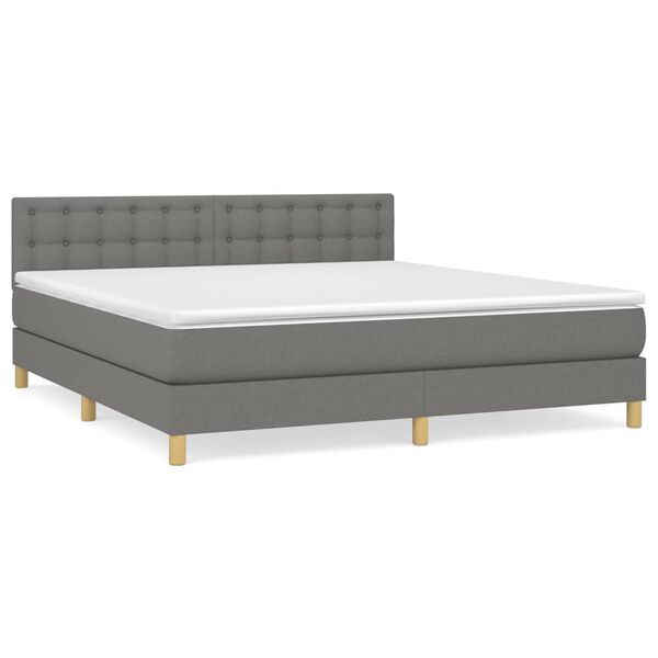 vidaXL &Kappa;&rho;&epsilon;&beta;ά&tau;&iota; Boxspring &mu;&epsilon; &Sigma;&tau;&rho;ώ&mu;&alpha; &Sigma;&kappa;&omicron;ύ&rho;&omicron; &Gamma;&kappa;&rho;&iota; 160x200 &epsilon;&kappa; &Upsilon;&phi;&alpha;&sigma;&mu;ά&tau;&iota;&nu;&omicron;