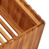 vidaXL Ζαρντινιέρα Υπερυψωμένη 100 x 100 x 25 εκ. Μασίφ Ξύλο Ακακίας