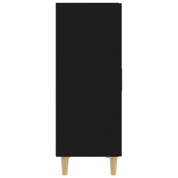 vidaXL Ντουλάπι Μαύρο 70 x 34 x 90 εκ. από Επεξεργασμένο Ξύλο