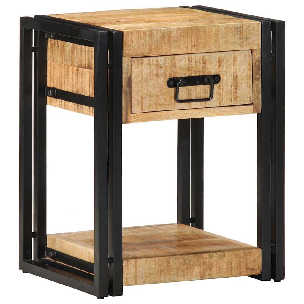 vidaXL Κομοδίνο 40x35x50 cm Στερεό ακατέργαστο ξύλο Mango