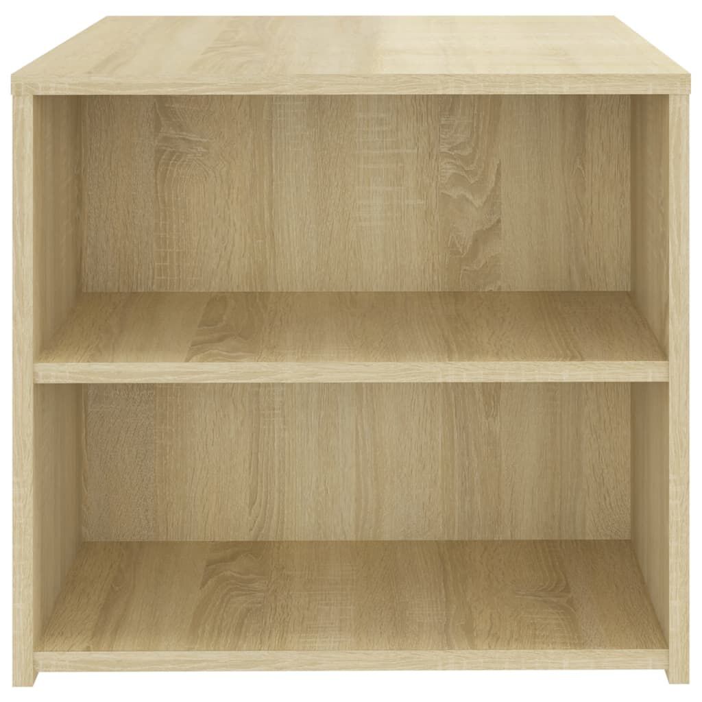 vidaXL Τραπέζι Βοηθητικό Sonoma Δρυς 50 x 50 x 45 εκ. από Επεξ. Ξύλο