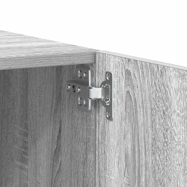 vidaXL Έπιπλο Τηλεόρασης Γκρι Sonoma 100x35x40 εκ. από Επεξεργ. Ξύλο