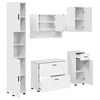 vidaXL &Sigma;&epsilon;&tau; &Epsilon;&pi;ί&pi;&lambda;&omega;&nu; &Mu;&pi;ά&nu;&iota;&omicron;&upsilon; &mu;&epsilon; &sigma;&upsilon;&rho;&tau;ά&rho;&iota; 5 pcs &Upsilon;&psi;&eta;&lambda;ή&sigmaf; &gamma;&upsilon;&alpha;&lambda;ά&delta;&alpha;&sigmaf; &lambda;&epsilon;&upsilon;&kappa;ό