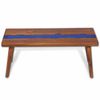 vidaXL Τραπεζάκι Σαλονιού 100 x 50 x 40 εκ. από Ξύλο Teak και Ρητίνη