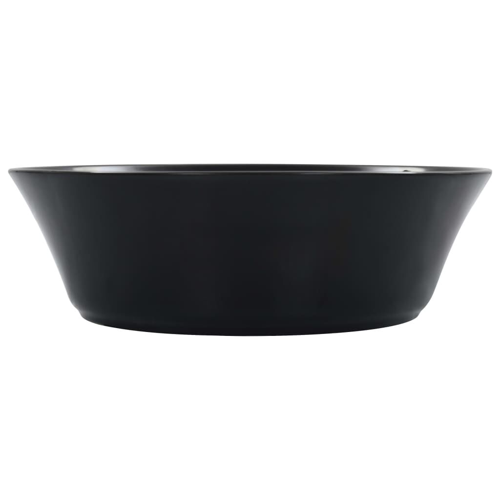 vidaXL Νιπτήρας Μαύρος 41 x 12,5 εκ. Κεραμικός