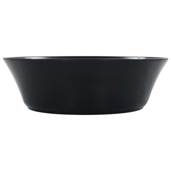 vidaXL Νιπτήρας Μαύρος 41 x 12,5 εκ. Κεραμικός
