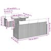 vidaXL Σετ Καναπέ Κήπου με μαξιλάρι 6 pcs Μπεζ συνθετικό ρατάν