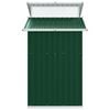 vidaXL Αποθήκη Κήπου Πράσινη 270x130x208,5 εκ. Γαλβανισμένο Ατσάλι