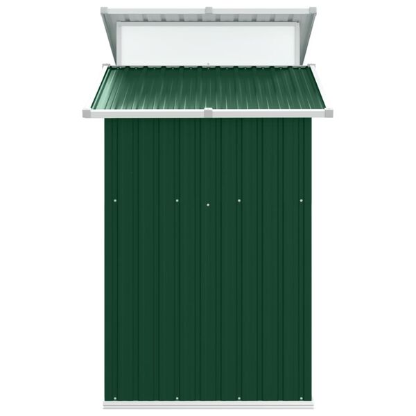 vidaXL Αποθήκη Κήπου Πράσινη 270x130x208,5 εκ. Γαλβανισμένο Ατσάλι