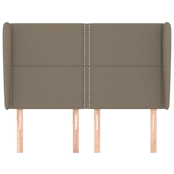 vidaXL Κεφαλάρι με Πτερύγια Taupe 147x23x118/128 εκ. Υφασμάτινο