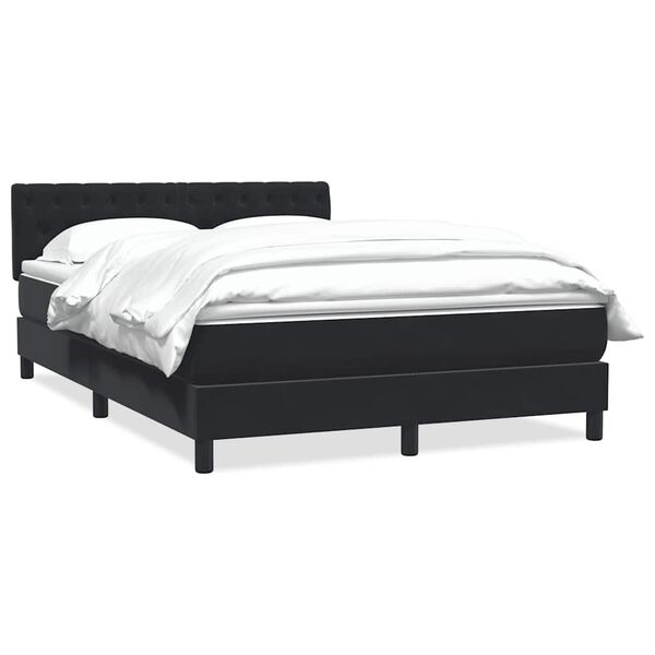 vidaXL &Kappa;&rho;&epsilon;&beta;ά&tau;&iota; Boxspring &mu;&epsilon; &Sigma;&tau;&rho;ώ&mu;&alpha; &Mu;&alpha;ύ&rho;&omicron; 1140x210 &epsilon;&kappa;. &Beta;&epsilon;&lambda;&omicron;ύ&delta;&iota;&nu;&omicron;