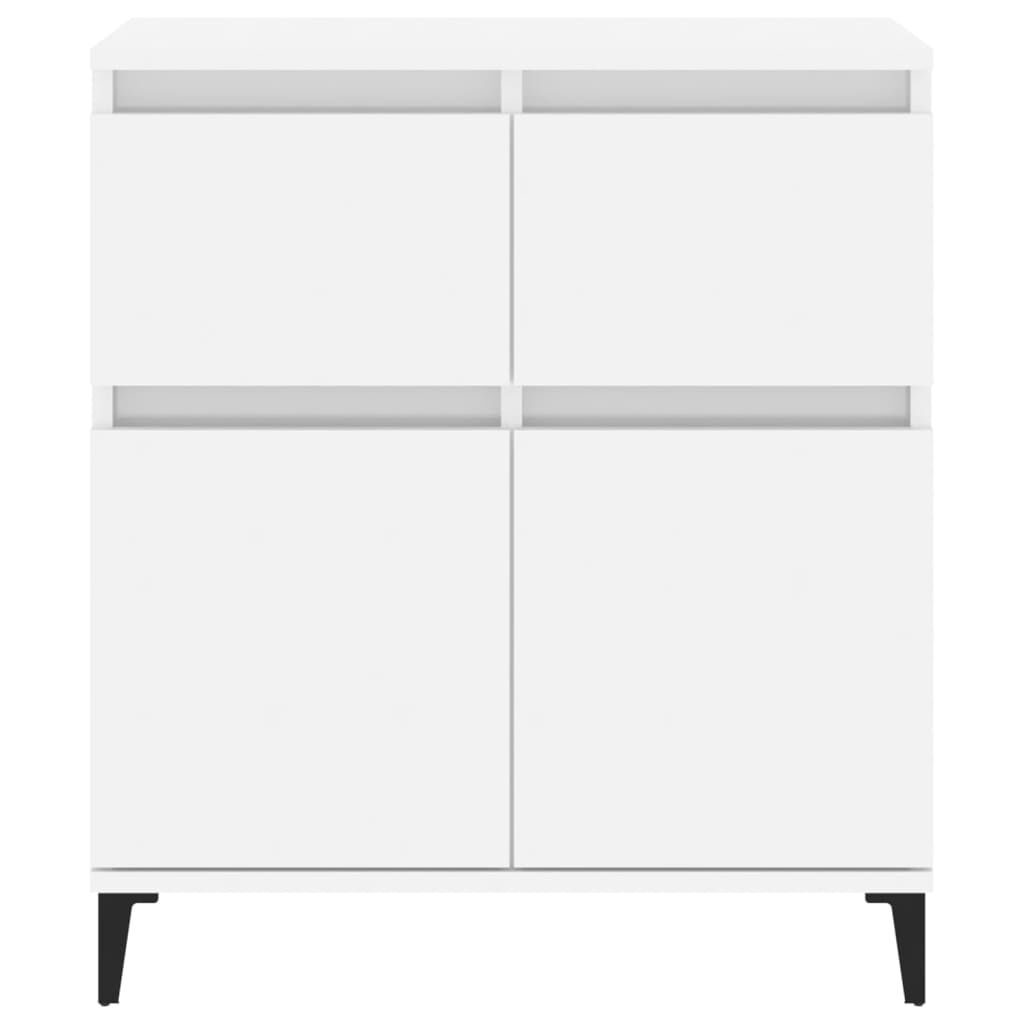 vidaXL Ντουλάπι Γυαλιστερό Λευκό 60x35x70 εκ. από Επεξεργασμένο Ξύλο