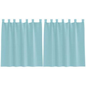 vidaXL &Kappa;&omicron;&upsilon;&rho;&tau;ί&nu;&epsilon;&sigmaf; Voile &mu;&epsilon; &Theta;&eta;&lambda;&iota;έ&sigmaf; 2 &tau;&epsilon;&mu;. &Tau;&upsilon;&rho;&kappa;&omicron;&upsilon;ά&zeta; 140x140 &epsilon;&kappa;.