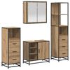 vidaXL &Sigma;&epsilon;&tau; &Epsilon;&pi;ί&pi;&lambda;&omega;&nu; &Mu;&pi;ά&nu;&iota;&omicron;&upsilon; 4 &tau;&mu;&chi;. Artisan Oak 65 x 33 x 60 &epsilon;&kappa;