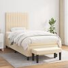 vidaXL &Kappa;&rho;&epsilon;&beta;ά&tau;&iota; Boxspring &mu;&epsilon; &Sigma;&tau;&rho;ώ&mu;&alpha; &Kappa;&rho;&epsilon;&mu; 90x200 &epsilon;&kappa;.&Upsilon;&phi;&alpha;&sigma;&mu;ά&tau;&iota;&nu;&omicron;