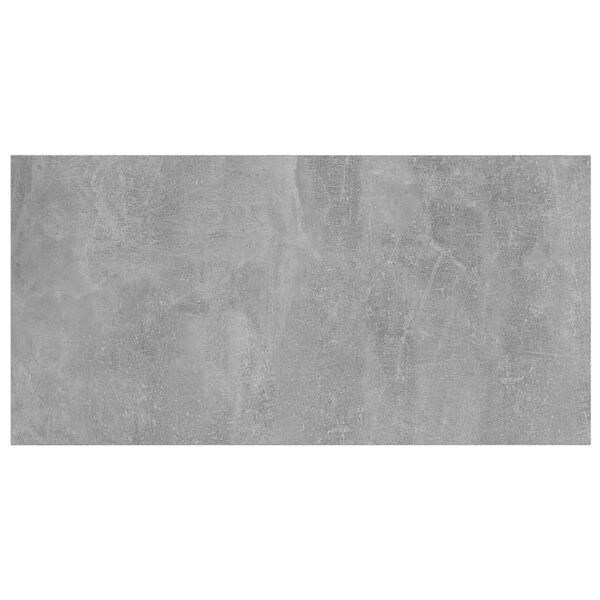 vidaXL Ράφια Βιβλιοθήκης 8 τεμ. Γκρι Σκυροδ. 80x30x1,5 εκ. Μοριοσανίδα