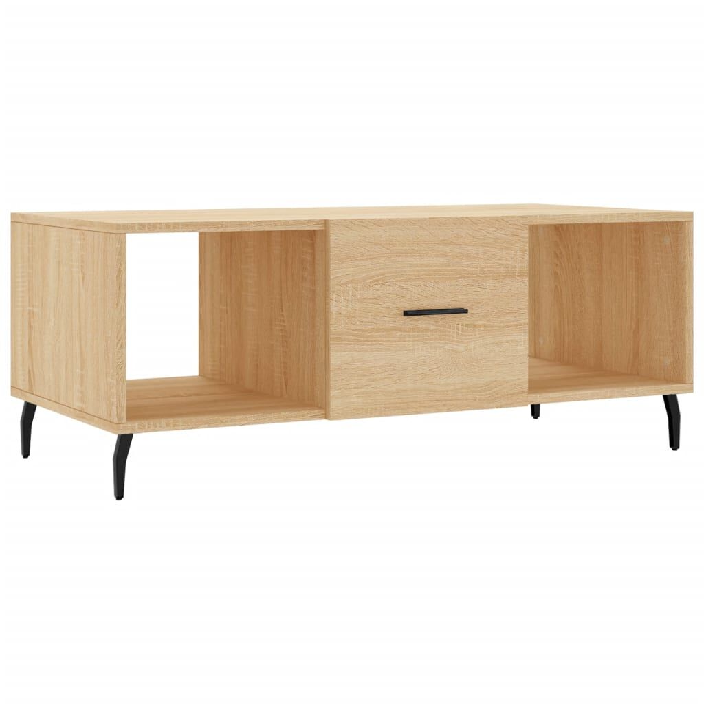 vidaXL Τραπεζάκι Σαλονιού Sonoma Δρυς 102x50x40 εκ. από Επεξεργ. Ξύλο