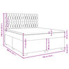 vidaXL &Kappa;&rho;&epsilon;&beta;ά&tau;&iota; Boxspring &mu;&epsilon; &Sigma;&tau;&rho;ώ&mu;&alpha; Taupe 180x200 &epsilon;&kappa;. &Upsilon;&phi;&alpha;&sigma;&mu;ά&tau;&iota;&nu;&omicron;