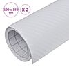 vidaXL Μεμβράνες Αυτοκινήτου 3D 2 τεμ. Λευκές 100 x 150 εκ.