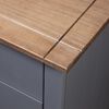 282652 vidaXL Κομοδίνο Γκρι 46x40x57 εκ. από Ξύλο Πεύκου Σειρά Panama
