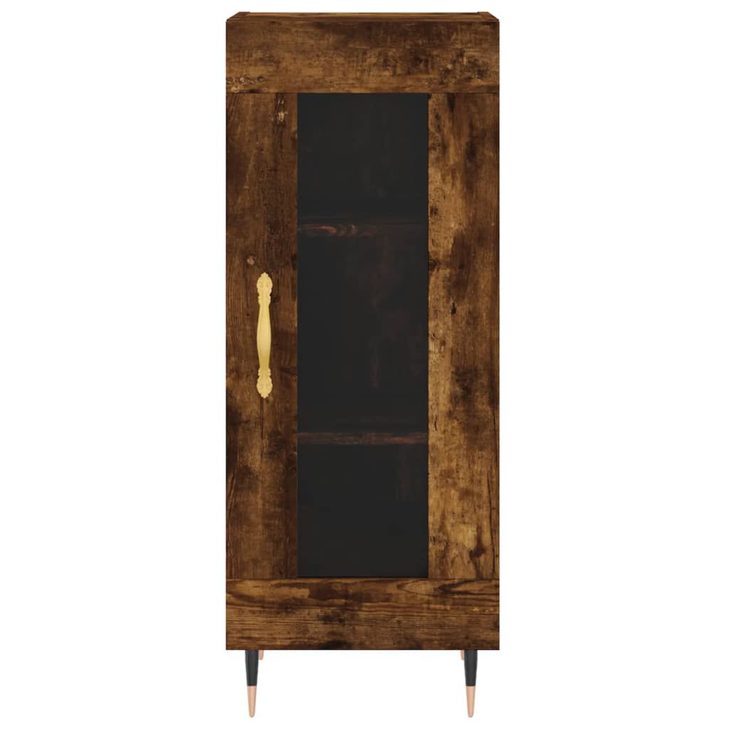 vidaXL Ντουλάπι Καπνιστή δρυς 34,5x34x180 εκ. από Επεξεργασμένο Ξύλο