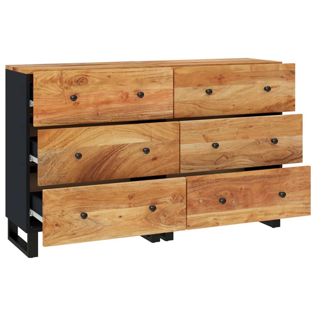vidaXL Ντουλάπια 2 Τεμ. 60 x 33 x 75 εκ. από Μασίφ Ξύλο Ακακίας