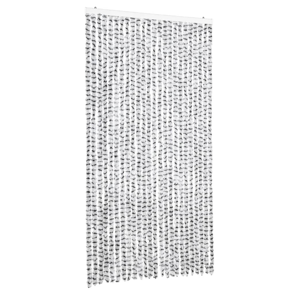 vidaXL Σήτα Εντόμων Ανοιχτό Γκρι / Σκούρο Γκρι 100 x 200 εκ. από Σενίλ