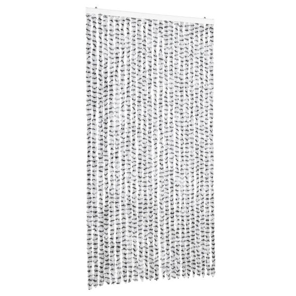 vidaXL Σήτα Εντόμων Ανοιχτό Γκρι / Σκούρο Γκρι 100 x 200 εκ. από Σενίλ