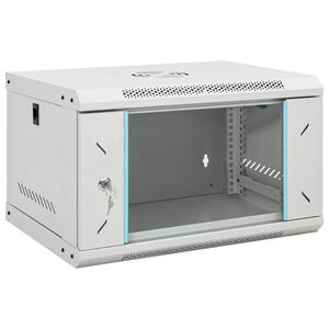vidaXL &Nu;&tau;&omicron;&upsilon;&lambda;ά&pi;&iota; &Delta;&iota;&kappa;&tau;ύ&omicron;&upsilon; &Epsilon;&pi;&iota;&tau;&omicron;ί&chi;&iota;&omicron; 6U 19" IP20 53x40x30 &epsilon;&kappa;.