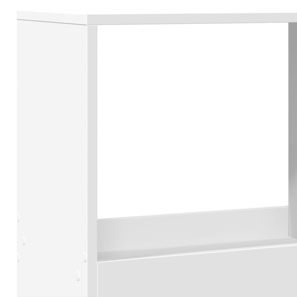 vidaXL Βιβλιοθήκη/Διαχωριστικό Χώρου Λευκό 100x33x175 εκ. Επεξ. Ξύλο