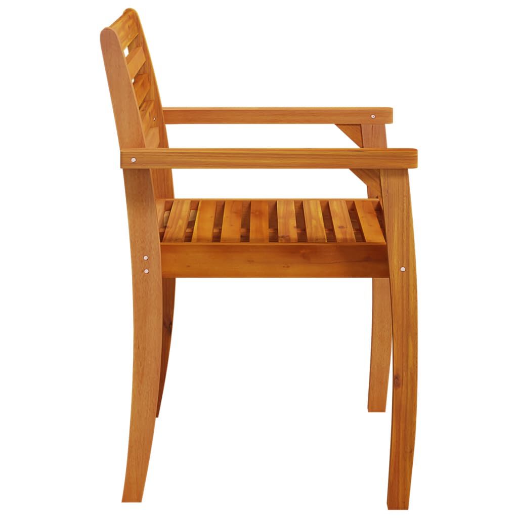 vidaXL Καρέκλες Κήπου 8 τεμ. 59x55x85 εκ. από Μασίφ Ξύλο Ακακίας