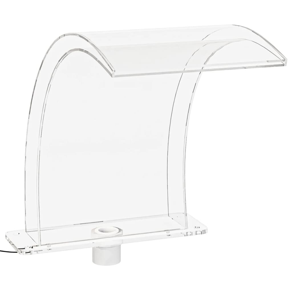 vidaXL Σιντριβάνι Πισίνας με RGB LED 50 εκ. Ακρυλικό