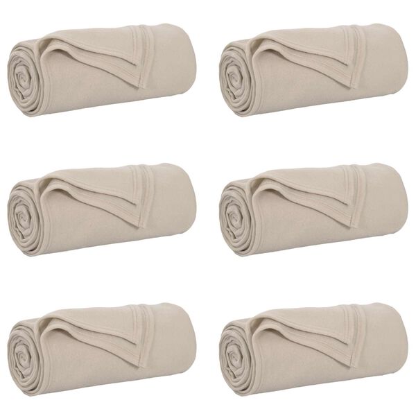 vidaXL &Rho;&iota;&chi;&tau;ά&rho;&iota;&alpha; 6 pcs &Mu;&pi;&epsilon;&zeta; 200 x 150 cm &Mu;&alpha;&lambda;&lambda;ί
