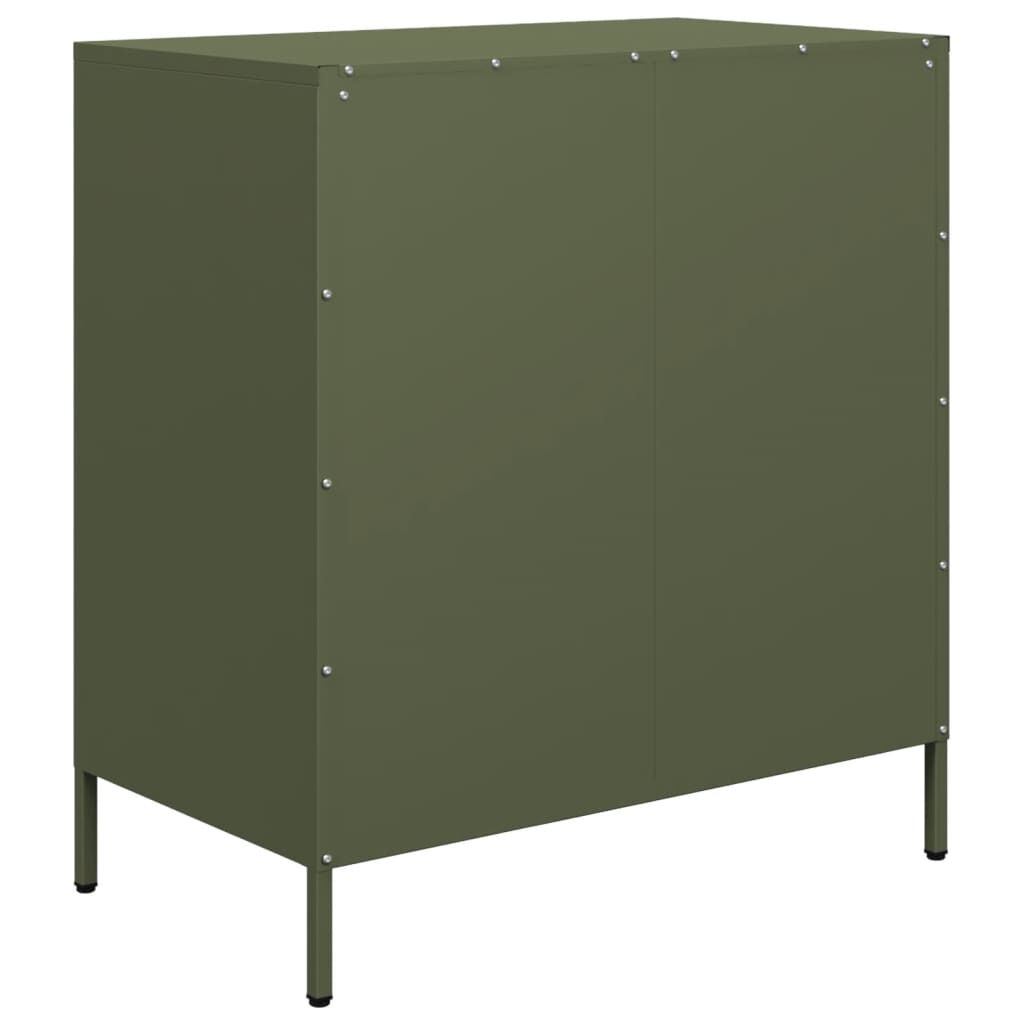 vidaXL Ντουλάπι Λαδί 68x39x73,5 εκ. από Χάλυβα Ψυχρής Έλασης