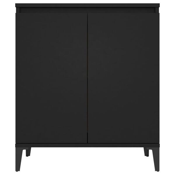 vidaXL Ντουλάπι Μαύρο 60x35x70 εκ. από Επεξεργασμένο Ξύλο