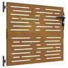 vidaXL Πύλη Κήπου με Τετράγωνο Σχέδιο 85 x 100 εκ. από Ατσάλι Corten