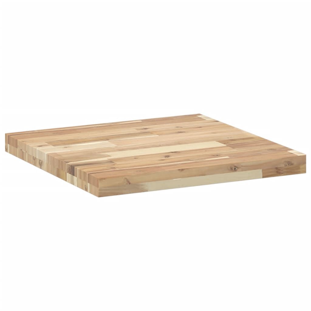vidaXL Επιφάνεια Τραπεζιού Τετράγωνη 50x50x4 εκ. Μασίφ Ξύλο Ακακίας