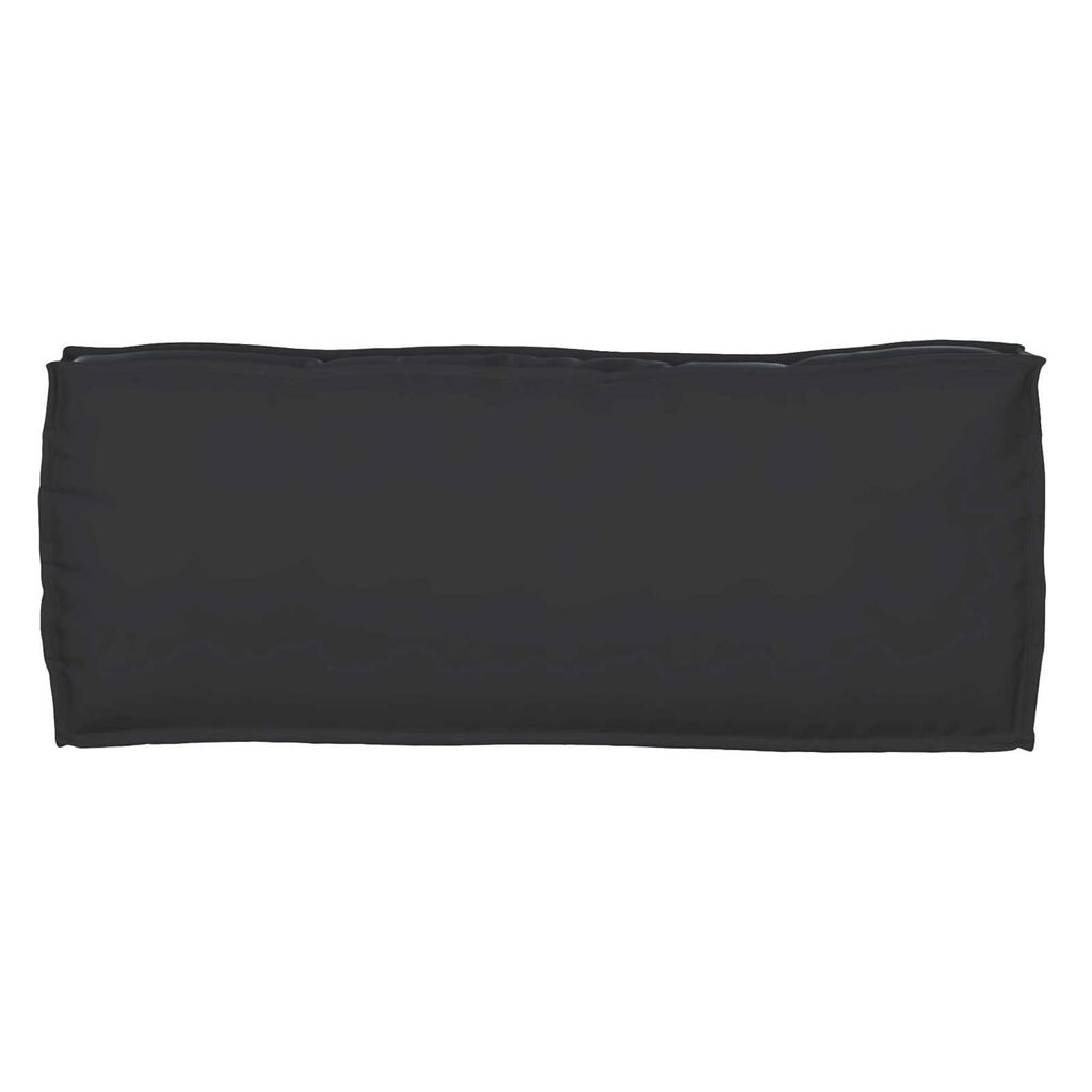 vidaXL Μαξιλάρι Παλέτας για Πάγκο Μαύρο 100x40x8 εκ. Υφασμάτινο